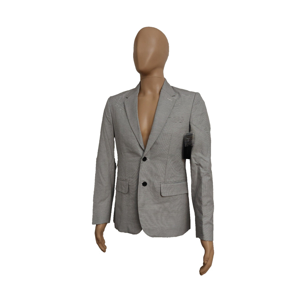 Marc by Marc Jacobs Mens White & Blue Cotton Blazer Suit Jacket Sz S NWT $498